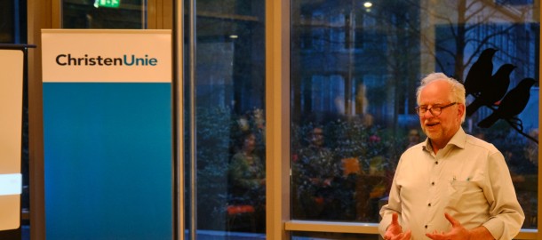 Tom Zoutewelle tijdens alv 2024